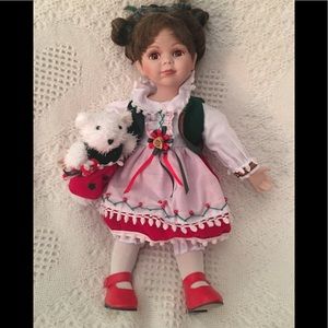 Heritage Collection Samantha Porcelain Doll-NEW